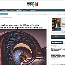 El nmero de operaciones de M&A en Espaa disminuye un 17% en el primer trimestre de 2020